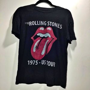 The Rolling Stones 1975 US Tour Graphic Tee sz S